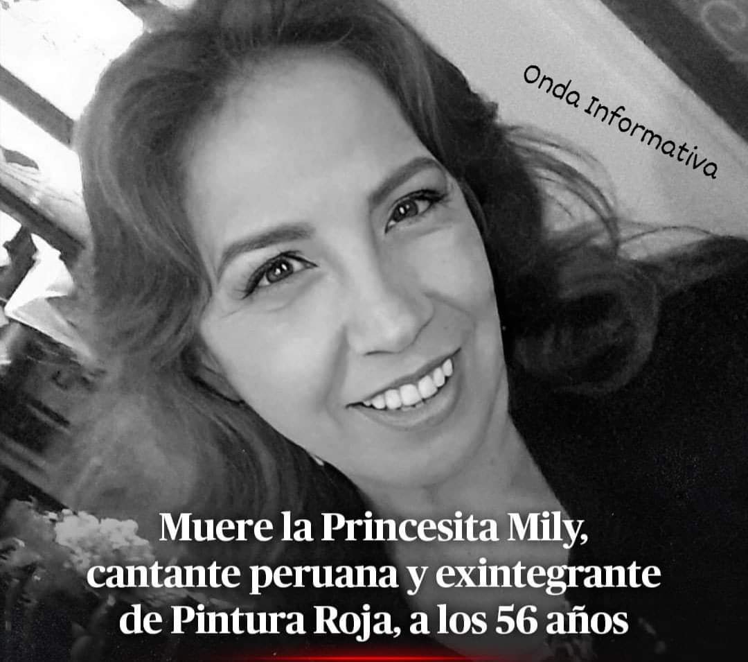 Muere La Princesita Mily Cantante Peruana Y Exintegrante De Pintura